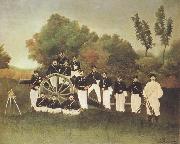 Henri Rousseau The Artillerists(Fourth Battery,Third Piece) Sweden oil painting artist